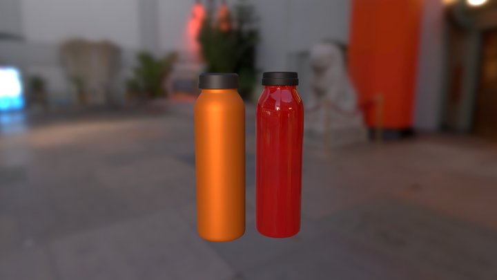 Butelki 3D Model