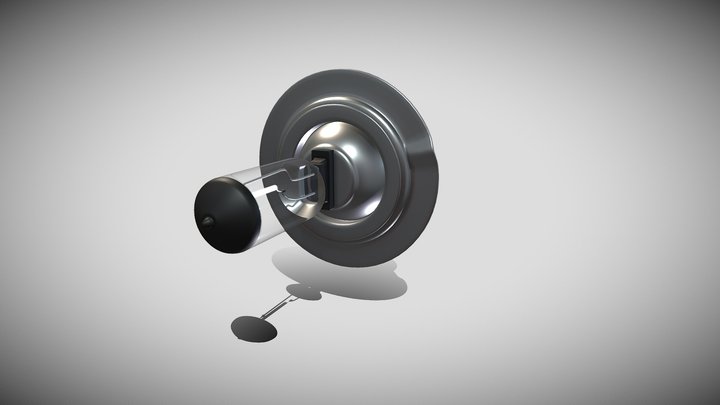 Modern Car lightbulb 3D Model