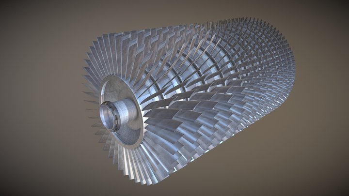 Compressor Rotor 3D Model