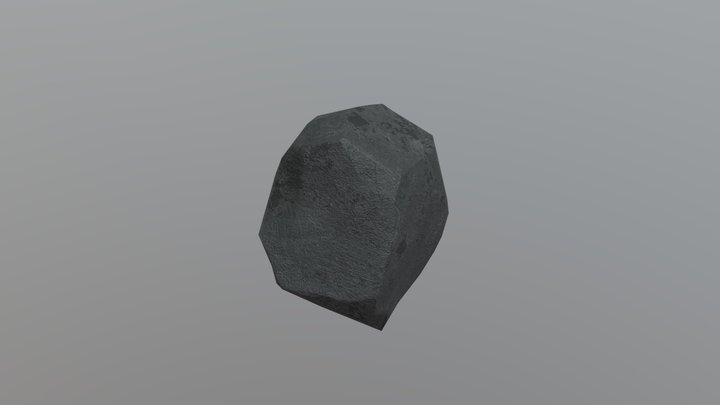 Rock1 Low 3D Model