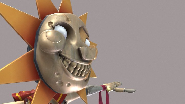 FNAF_Security_Breach__Sun_Transform_Animation 3D Model