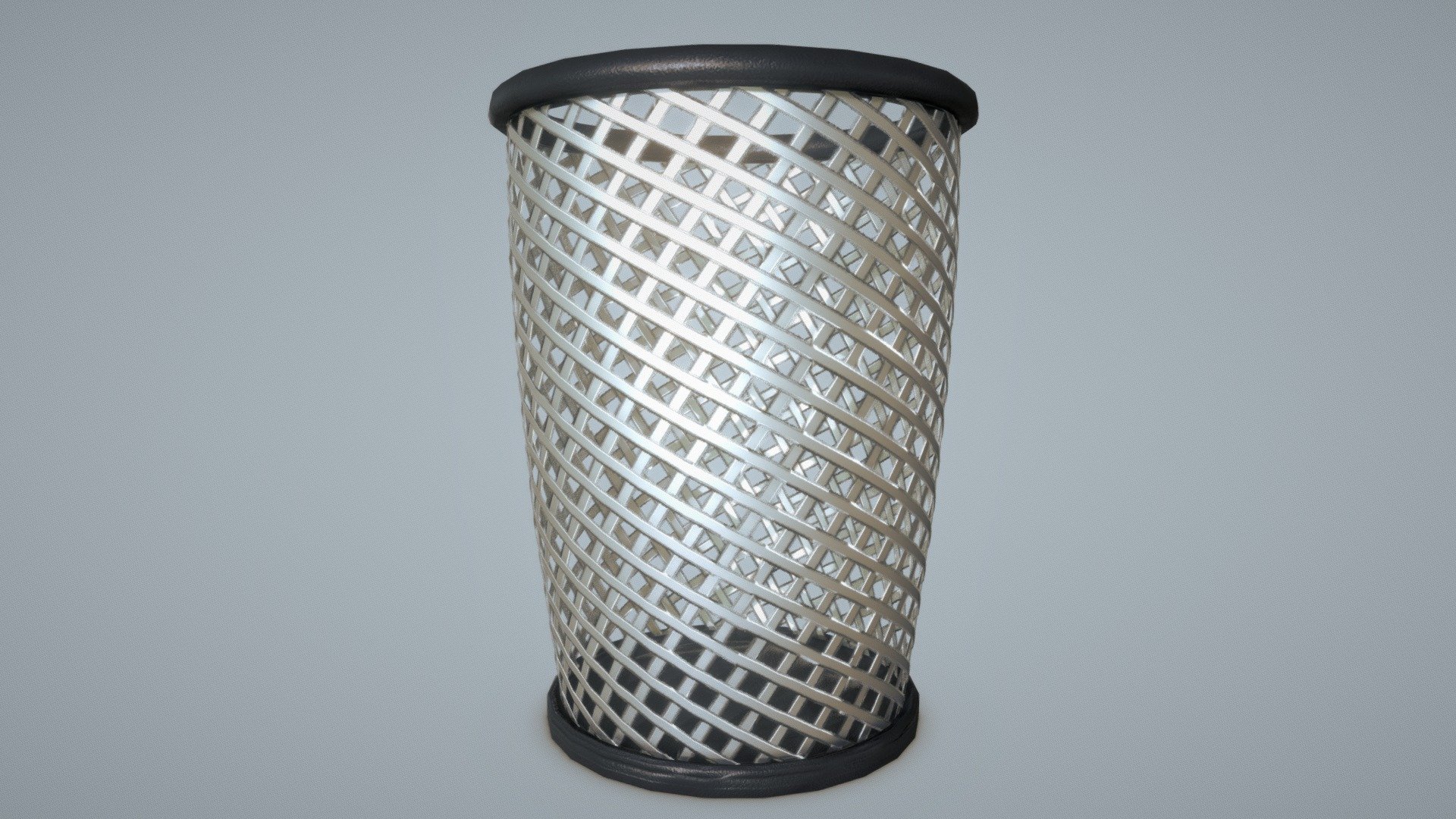 Trashbin low poly