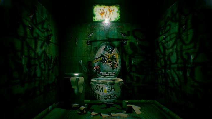 DirtyToilet 3D Model