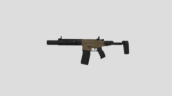 AAC Honey Badger 3D Model