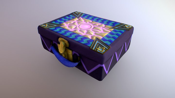 Valorant (Game) Astra-inspired Suitcase 3D Model