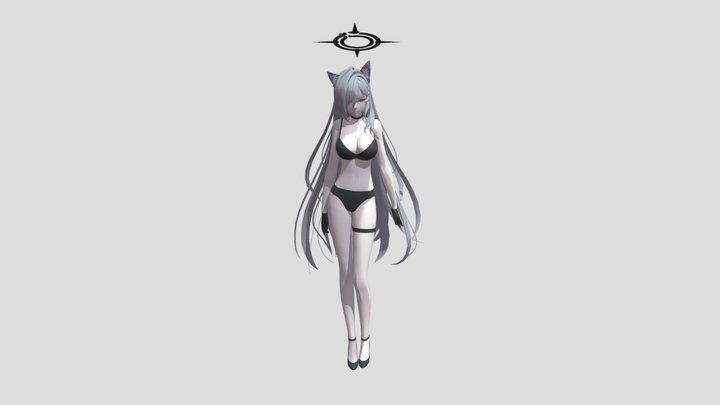Shiroko-terror-underwear-version-[COPY] 3D Model