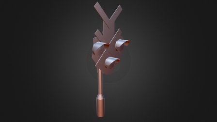 Railroad Light 3D Model