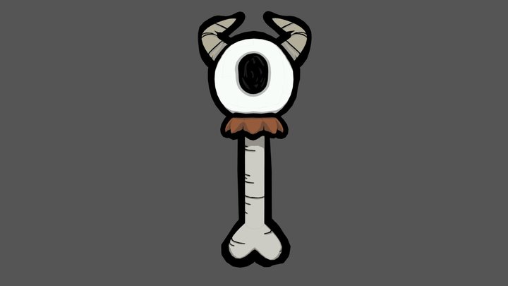 Chester's Eye Bone 3D 3D Model