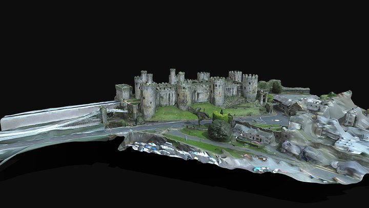 Conwy Castle 3D Model