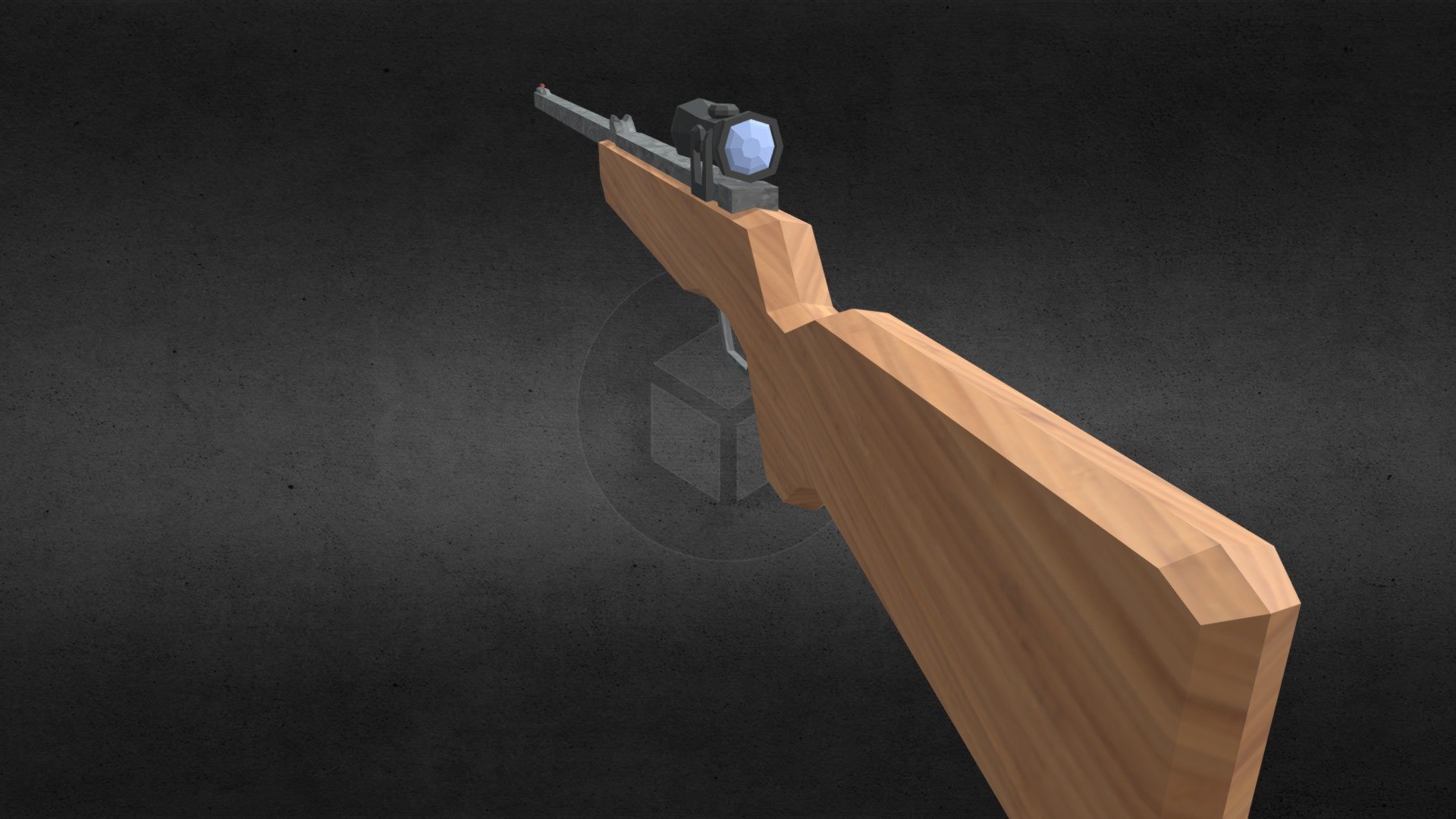 RIfle/Espingarda Low Poly