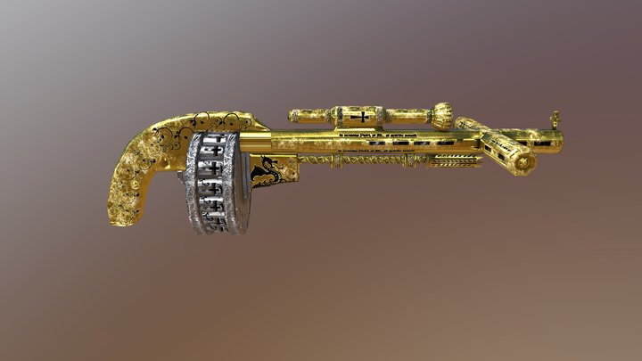 Holy Shotgun 3D Model