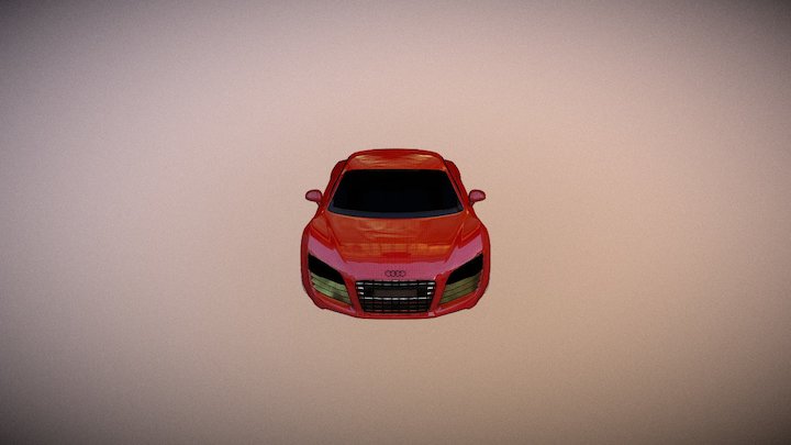 Audi R8 TEST Version_no_animation 3D Model
