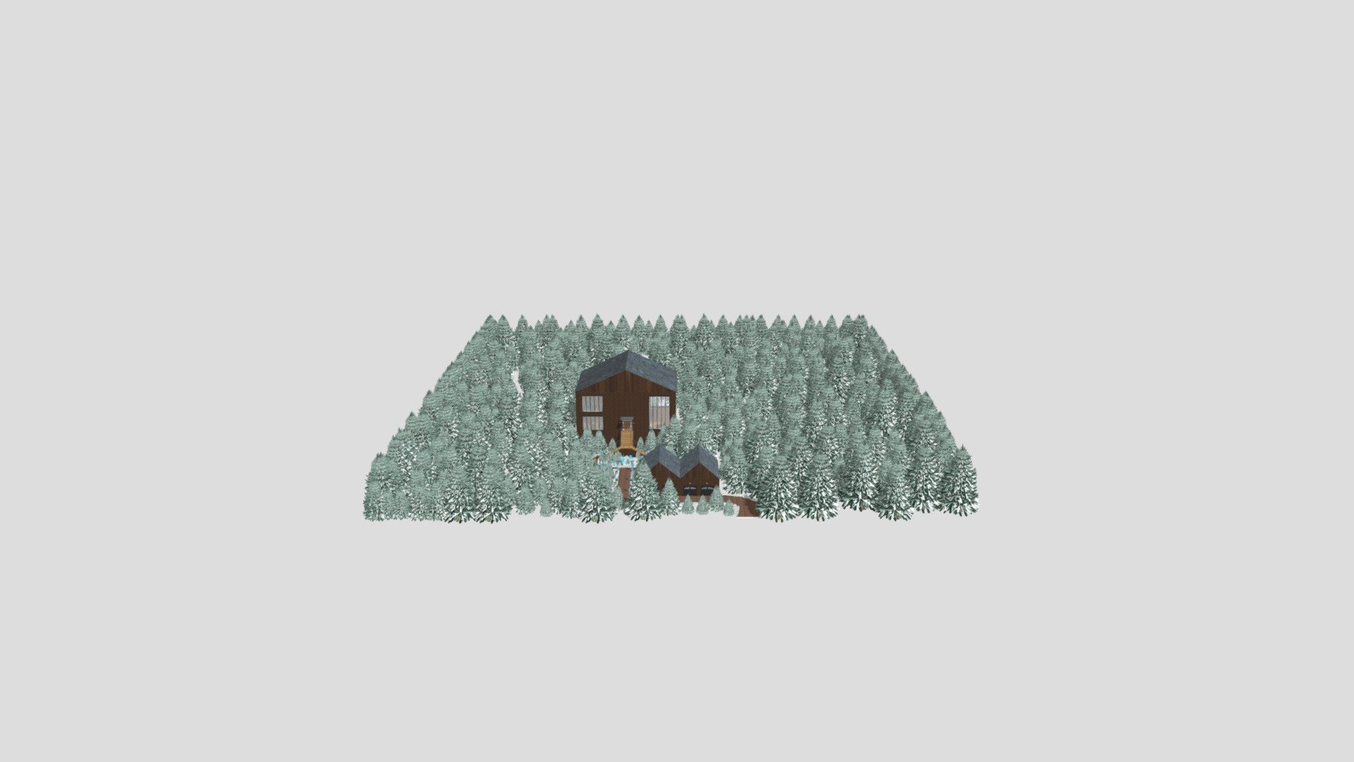 Winter landscape BIG DREAM VACATION HOUSE