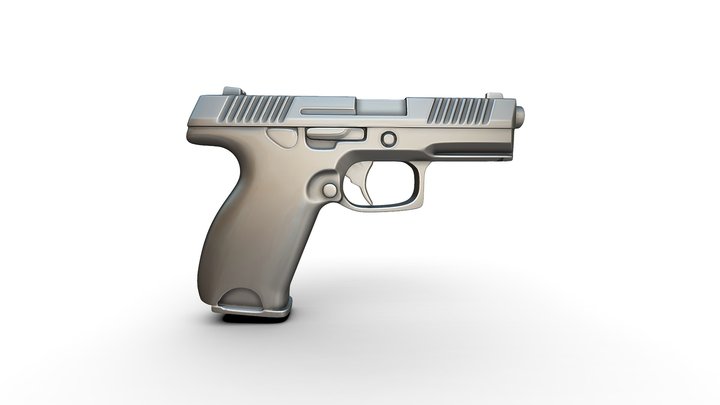 Toy pistol 3D Model
