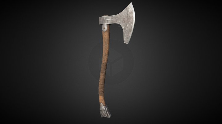 viking_axe_low 3D Model