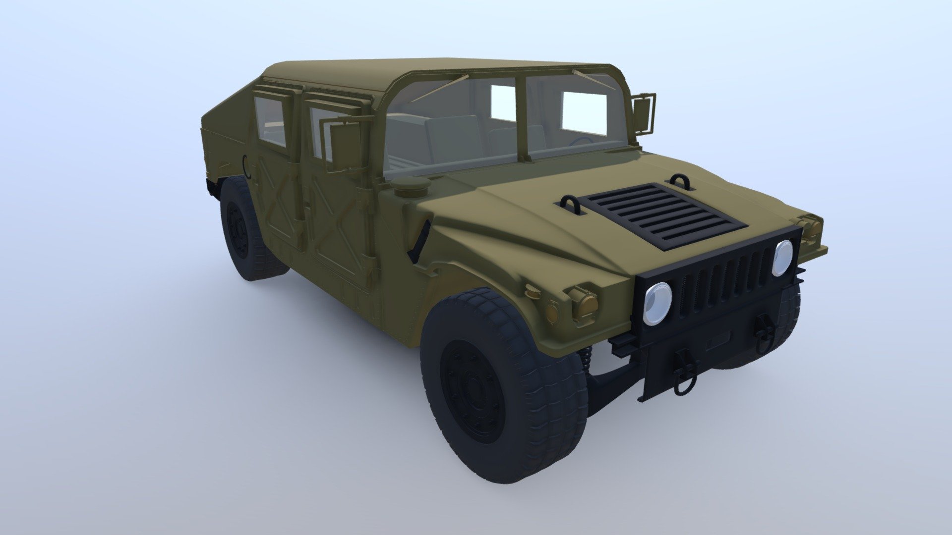 Humvee - 3D model by AISYAH DESIGN (@sinyo913) [2ac377f] - Sketchfab