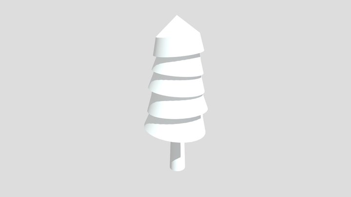 Basic Pine Tree (Free to use) 3D Model