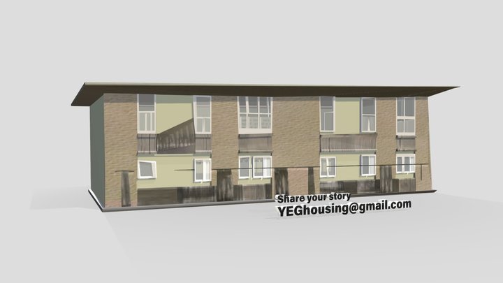 AR – YEG Housing AI Generated Apartment Building 3D Model