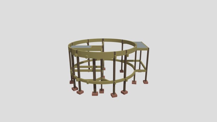 CASA MODULAR INVERTIDA (CENTRO) 3D Model