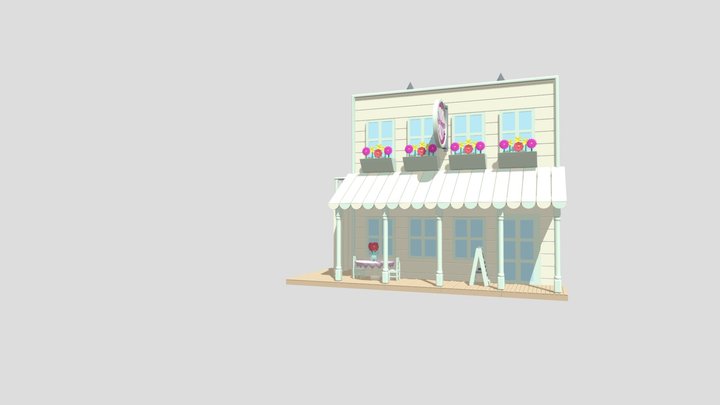 Copy Of Railroad Town Restaurant 3D Model