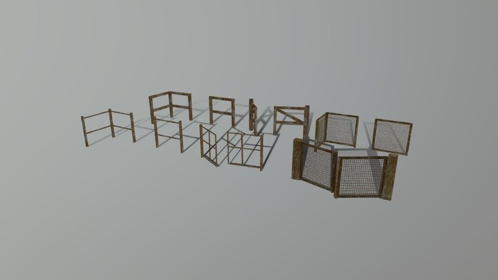 Modular Rusty Fences [Draft] – Modelo 3D gratuito STL
