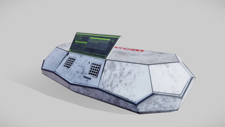 Arasaka weapon container Ciberpynk 2077 3D Model