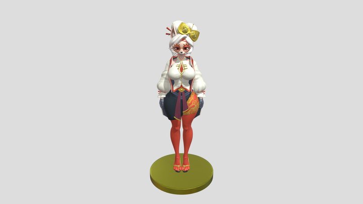 Purah_Furry.vrm 3D Model