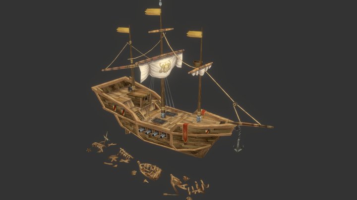 Boats 3D Model