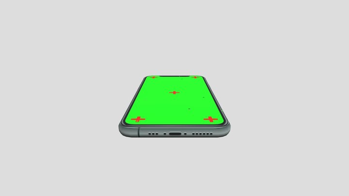 iPhone 11 Pro Low-Poly 3D Model