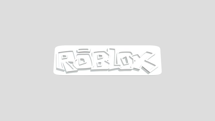 Old 2009-2010 Roblox logo 3D Model