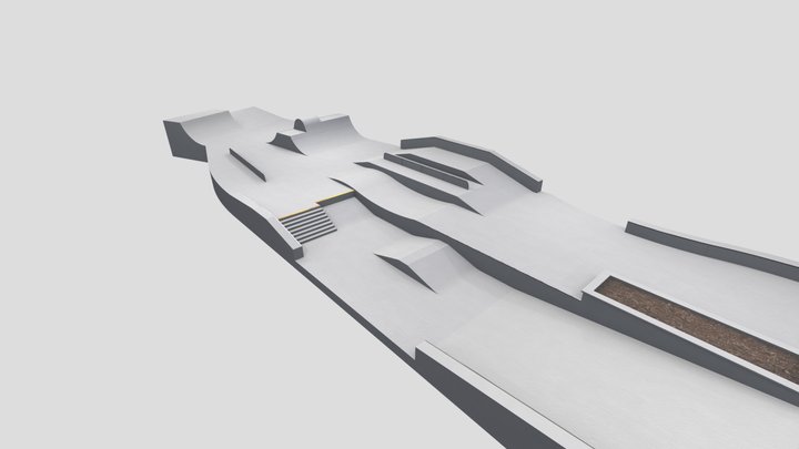 Skatepark Concept 3D Model