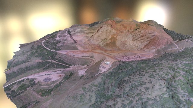 Colorado Mountain Quarry 3D Model
