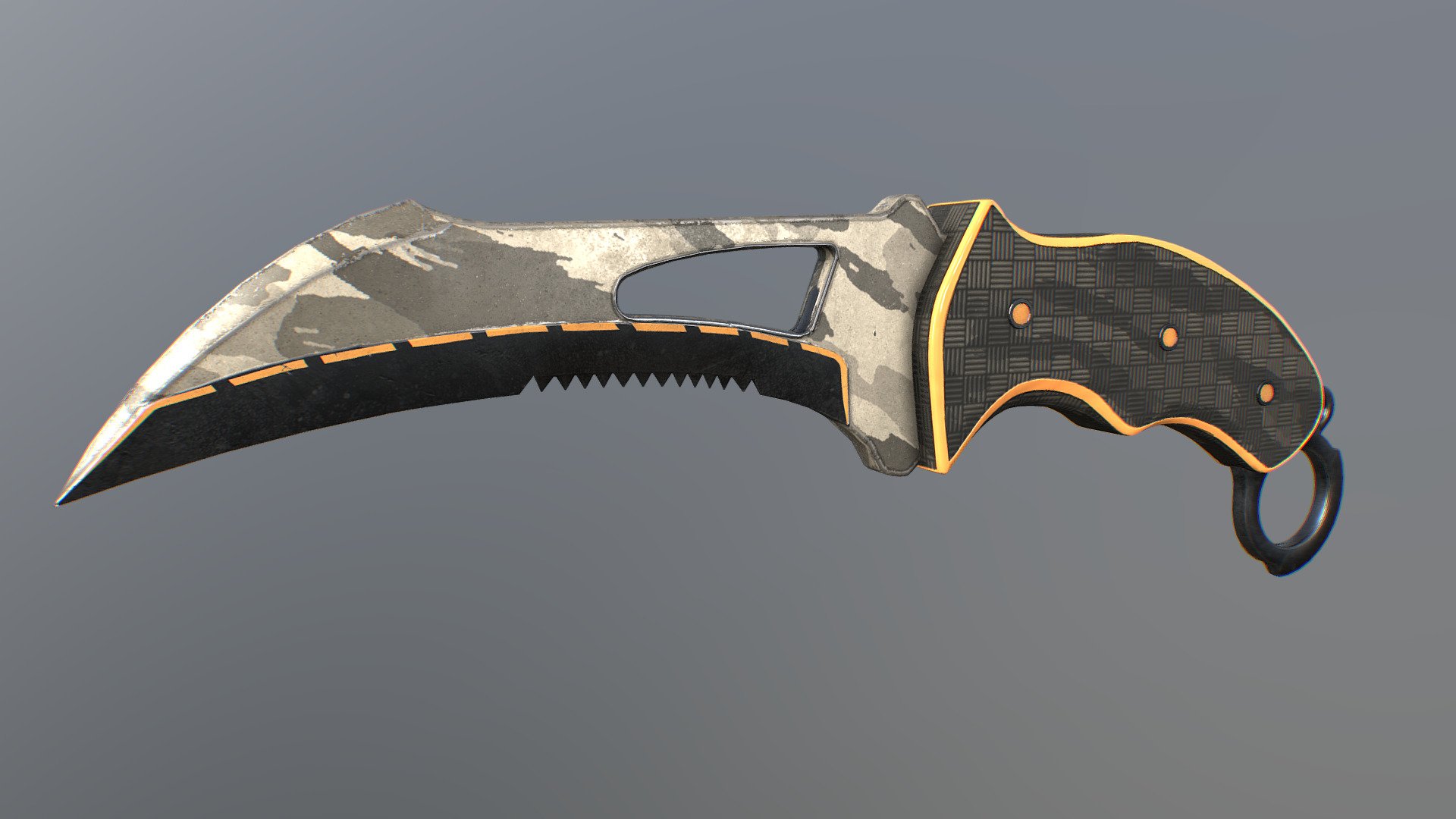 Reaper Knife - Tech Camo