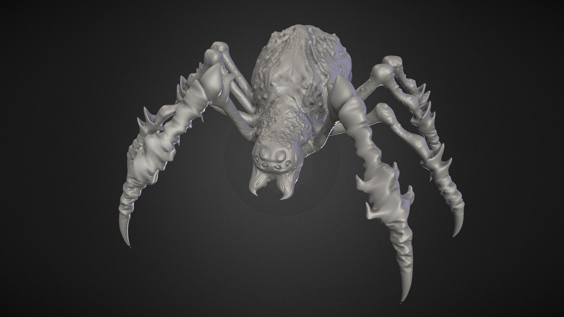 Free Gaint Spider High Poly - Download Free 3D model by HiepVu ...