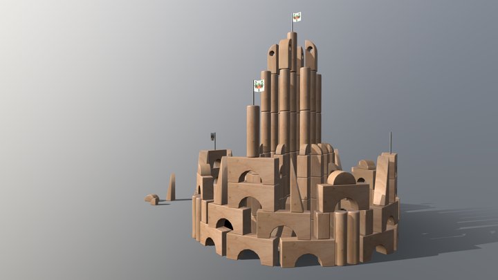 unit castle 3D Model