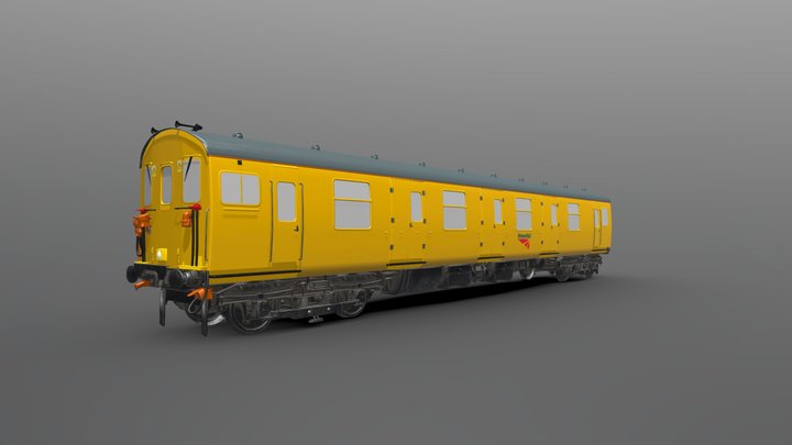 British Rail Class 489 GLV Network Rail 3D Model