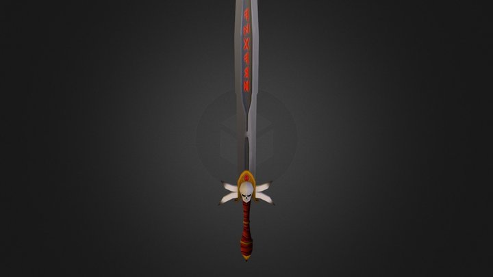 DA Inspired Sword 3D Model