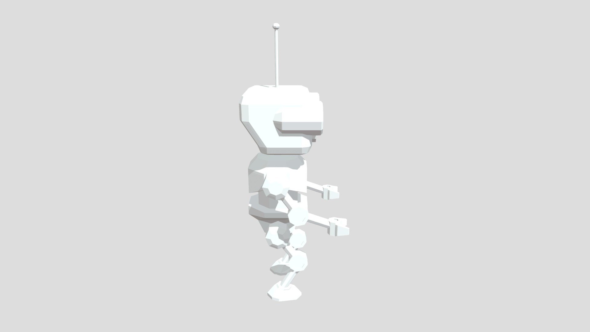 Robot from Poly by Google — Sketchfab embed 3D viewer