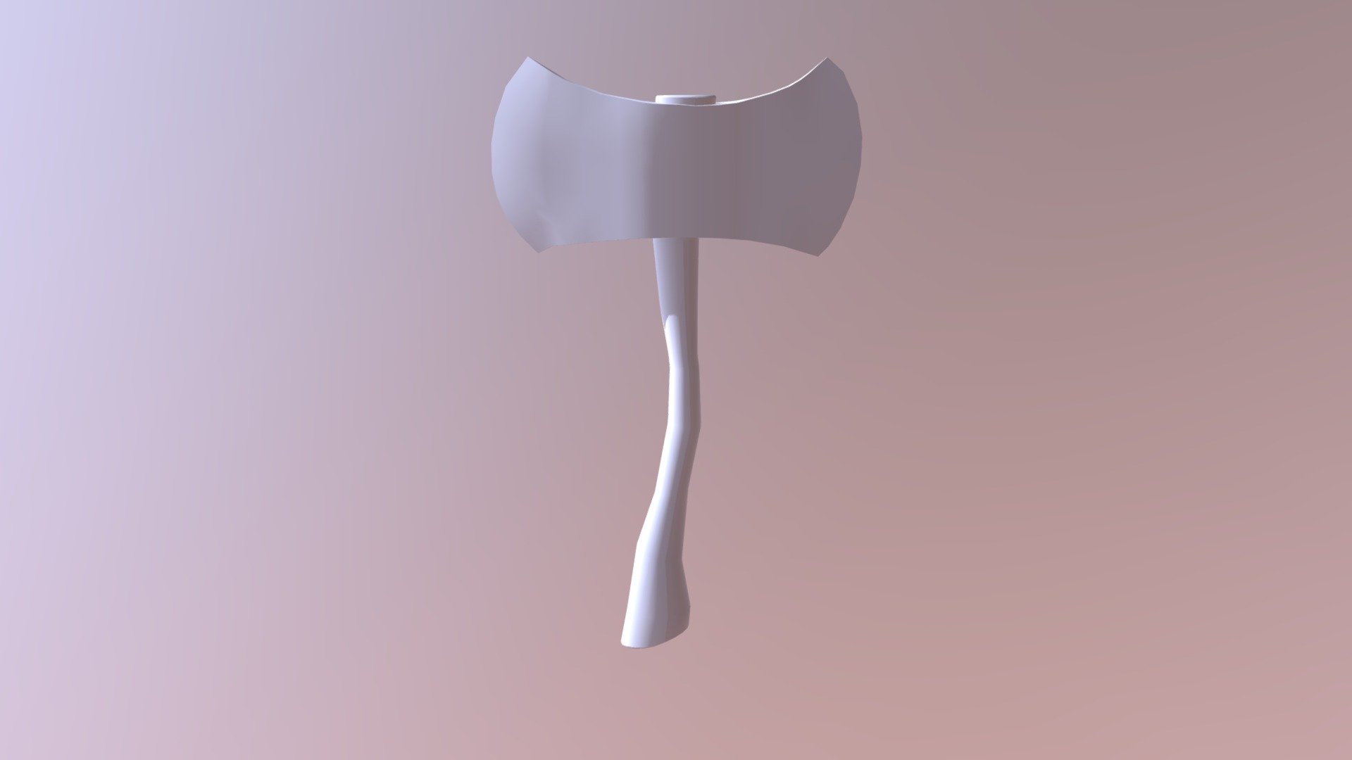 Assignment 2 Axe Model - 3D model by ssitero [2acacb0] - Sketchfab