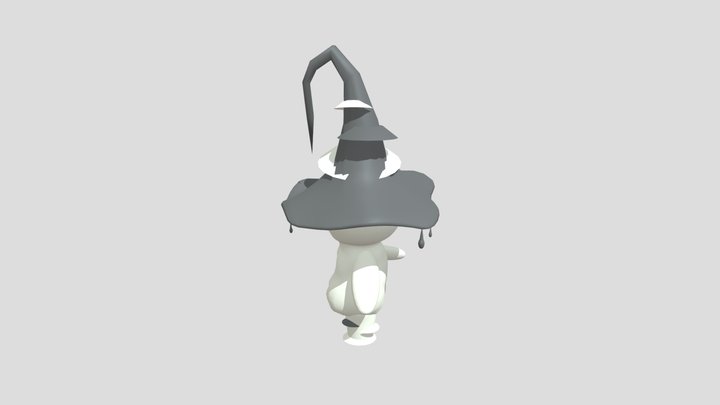 Mushroom/witchy creature 3D Model