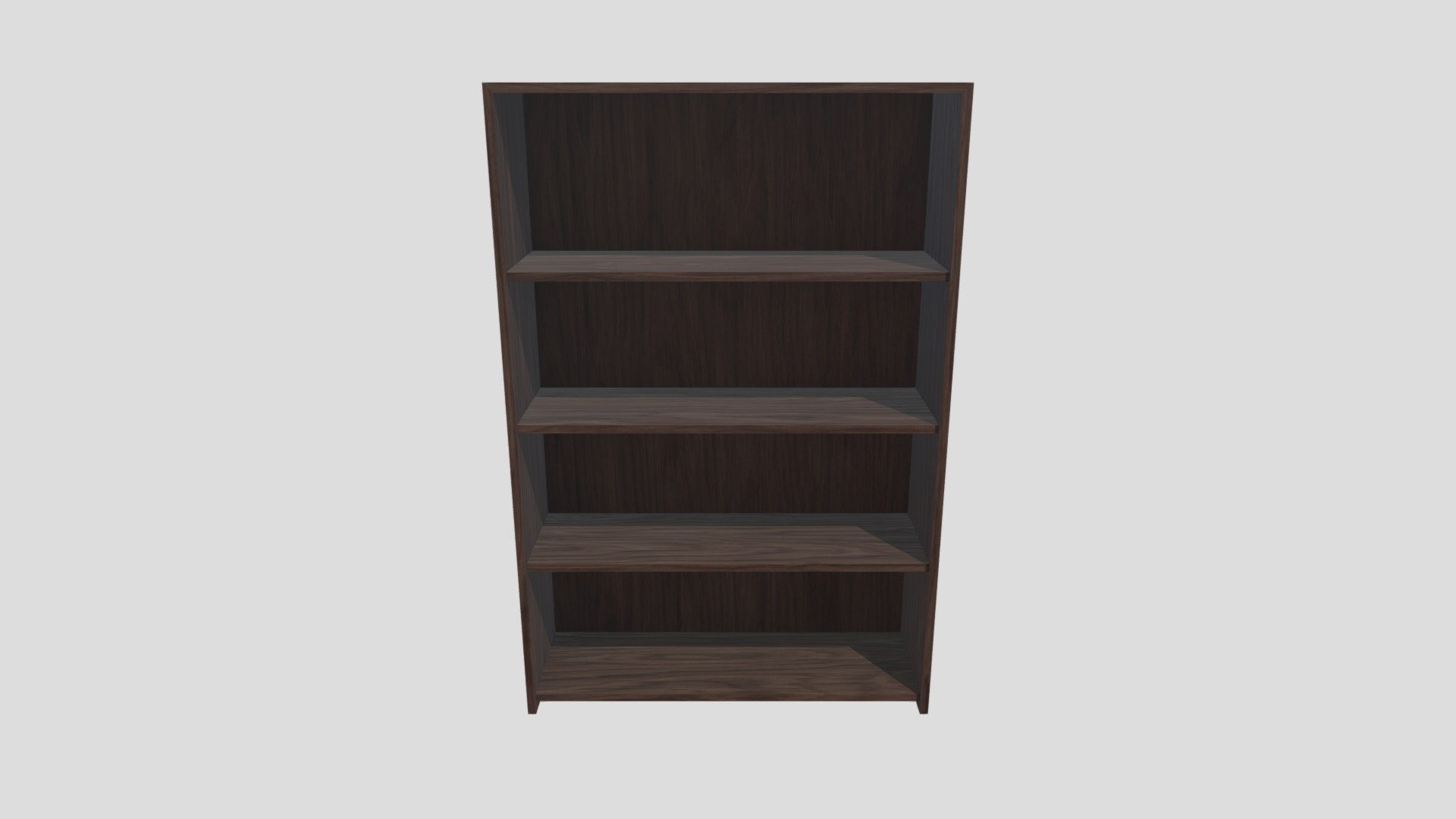 Dark Wood Book Shelf