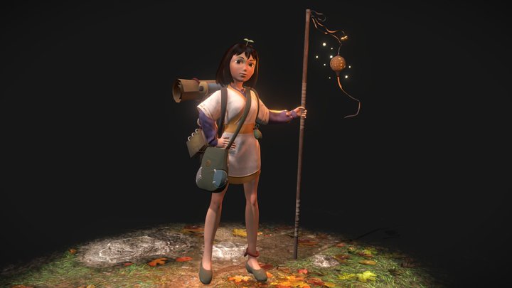 qingshan CHEN-DOU YA 3D Character fan art 3D Model