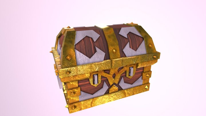 Sea of Thieves Chest 3D Model