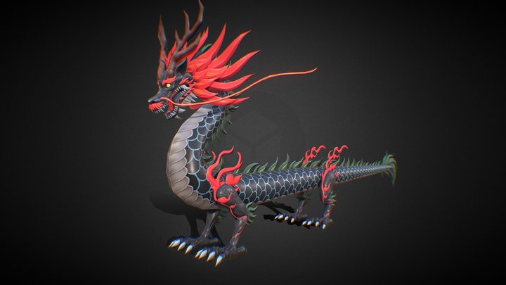 Chinese dragon 3D Model
