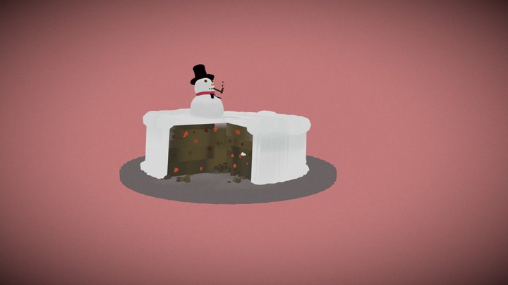 #3December2018 - Fruit Cake 3D Model