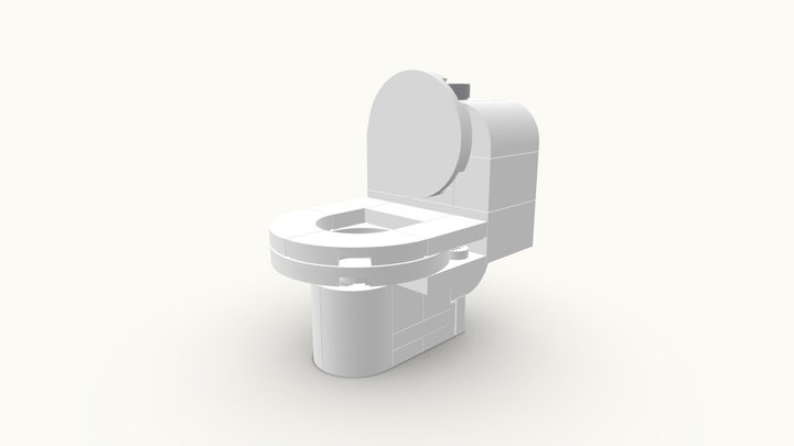 LEGO Toilet MOC [#0252] 3D Model