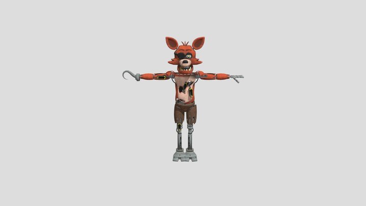 Foxy Help Wanted 3D Model