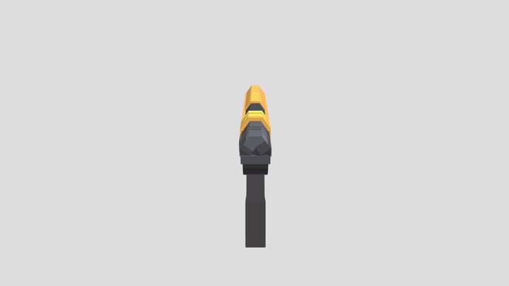 Cyber shotgun 3D Model