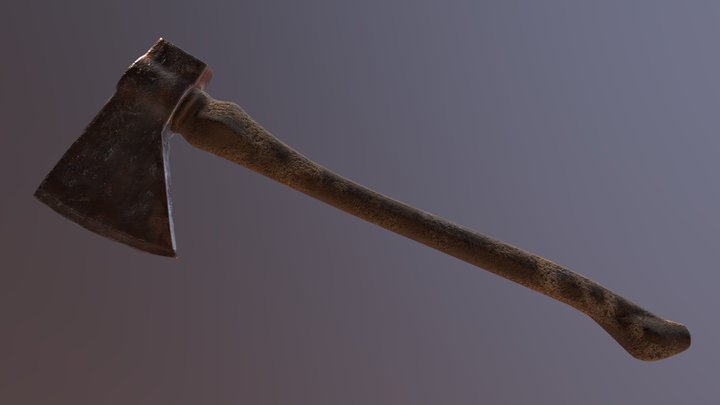 Woodchopping_Axe 3D Model