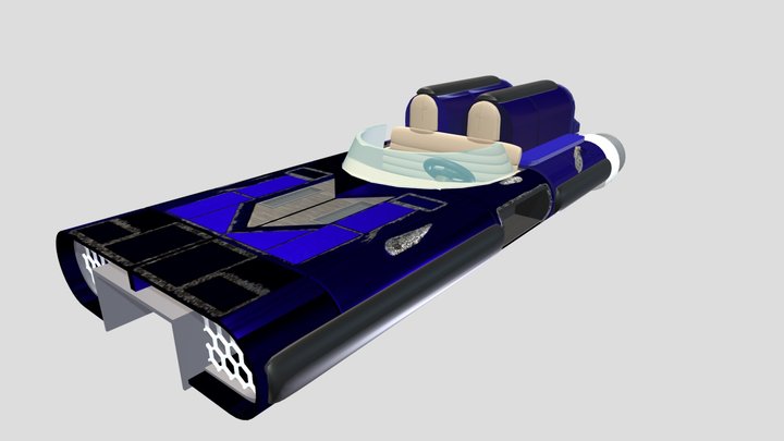 Hover car 2 3D Model